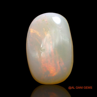 3.00 Cts Natural Australian Fire Opal Loose Gemstone Oval Cabochon 15x9x3 mm AD-862