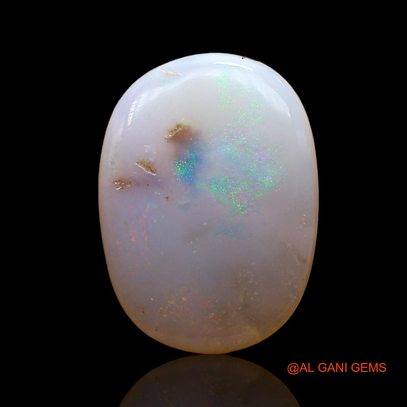 3.00 Cts Natural Australian Fire Opal Loose Gemstone Oval Cabochon 15x11x3 mm AD-863