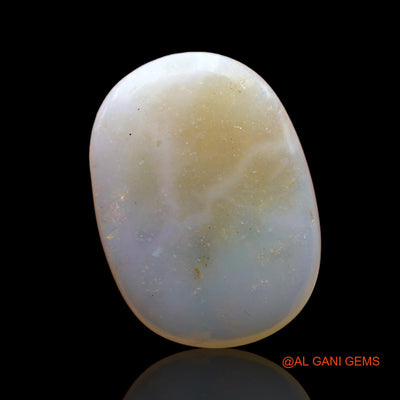 3.00 Cts Natural Australian Fire Opal Loose Gemstone Oval Cabochon 15x11x3 mm AD-863