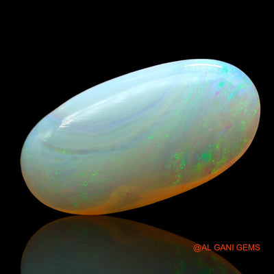 2.00 Cts Natural Australian Fire Opal Loose Gemstone Oval Cabochon 15x8x3 mm AD-864