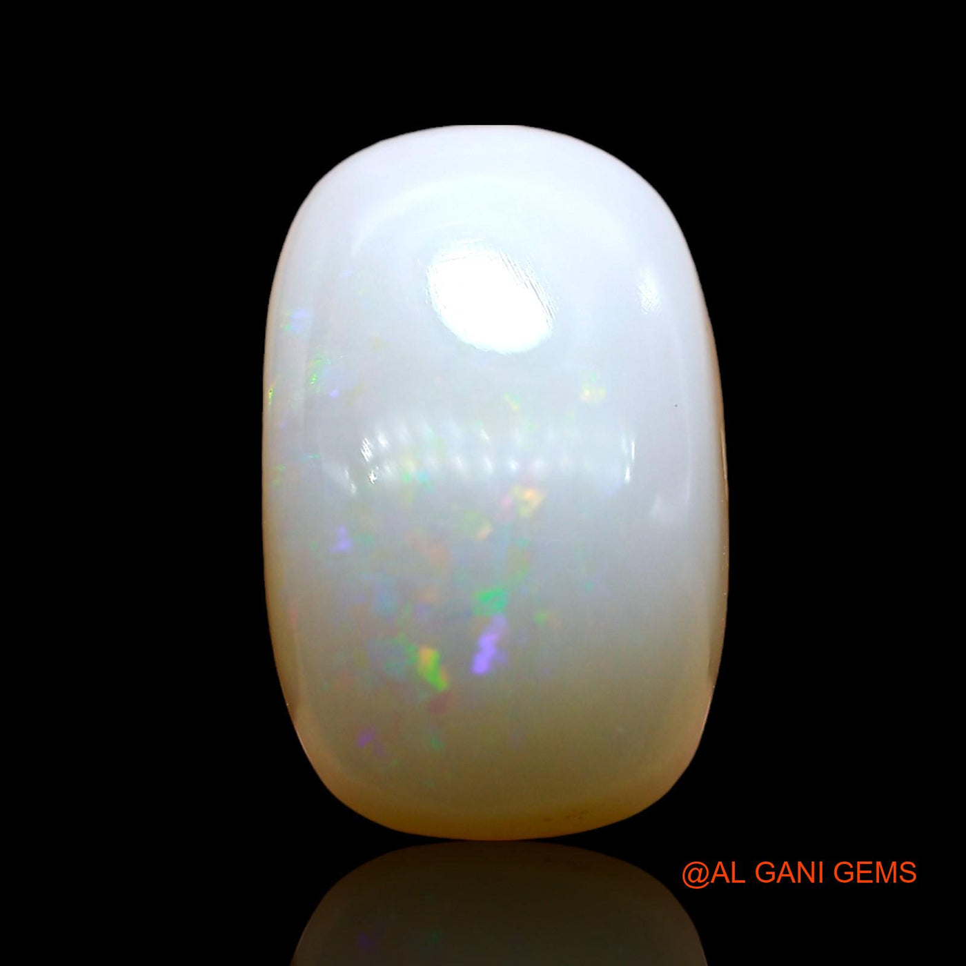 Natural Fire Opal Gemstone 6.00 Cts Loose Oval Cabochon From Australia 14x9x7 mm AD-865
