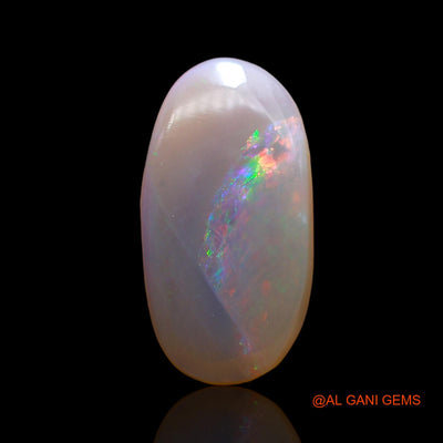 Natural Fire Opal Gemstone 3.00 Cts Loose Oval Cabochon From Australia 16x8x3 mm AD-866