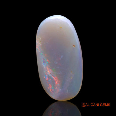 Natural Fire Opal Gemstone 3.00 Cts Loose Oval Cabochon From Australia 16x8x3 mm AD-866