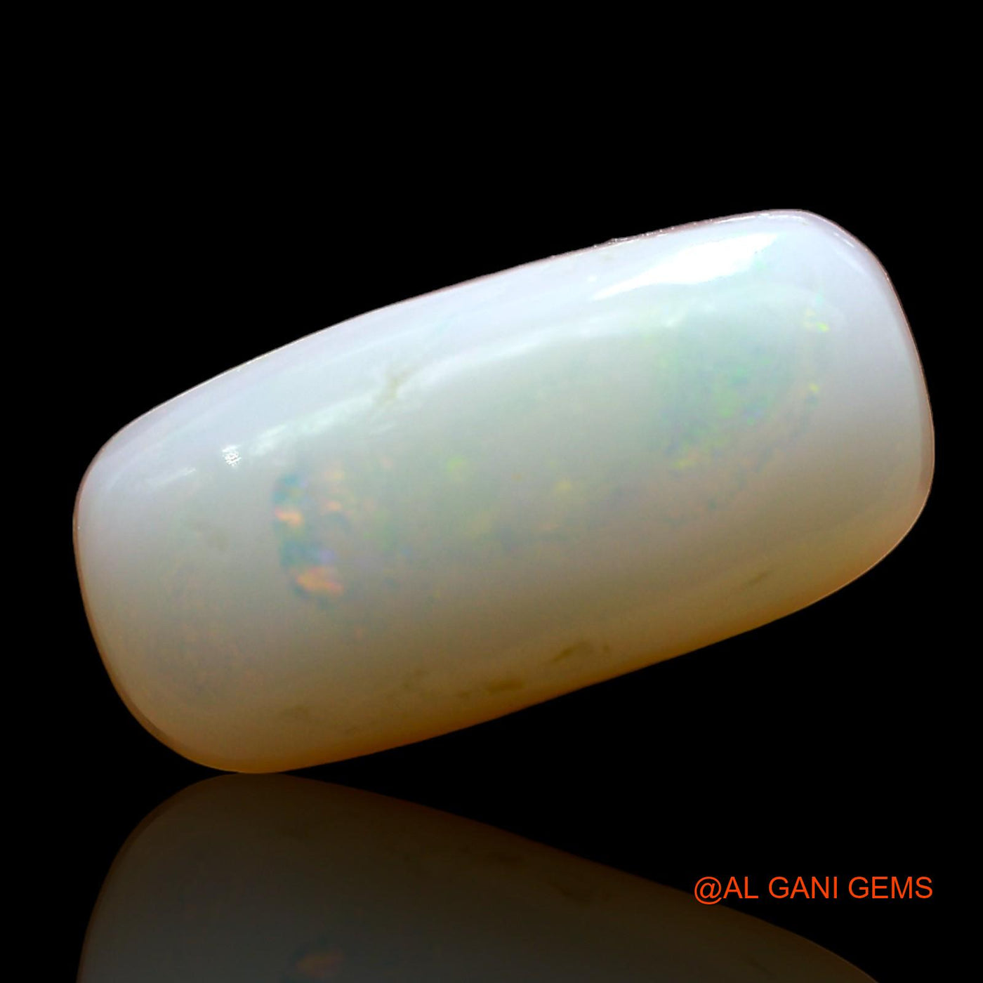 3.00 Cts Natural Australian Fire Opal Loose Gemstone Oval Cabochon 15x7x4 mm AD-867