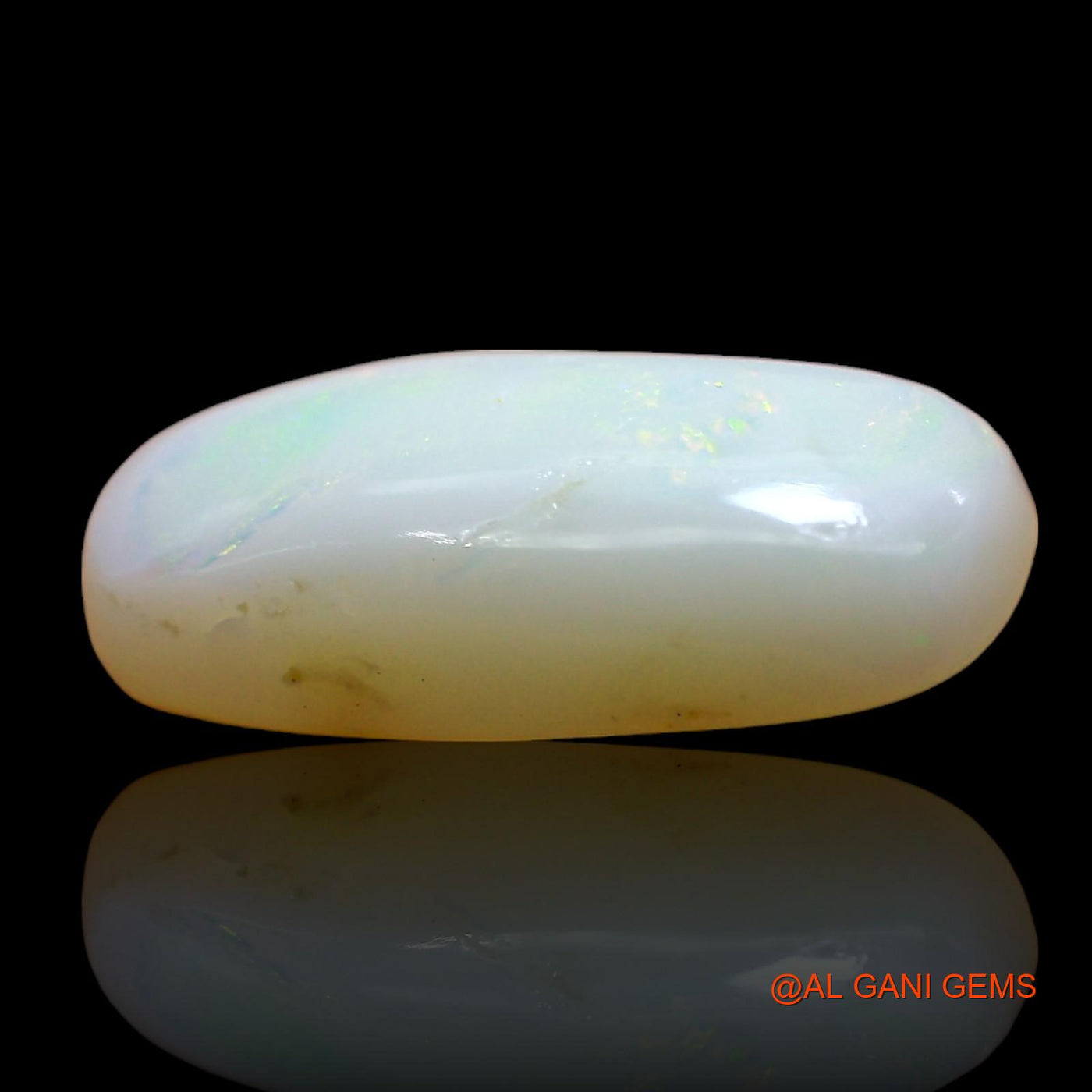 3.00 Cts Natural Australian Fire Opal Loose Gemstone Oval Cabochon 15x7x4 mm AD-867