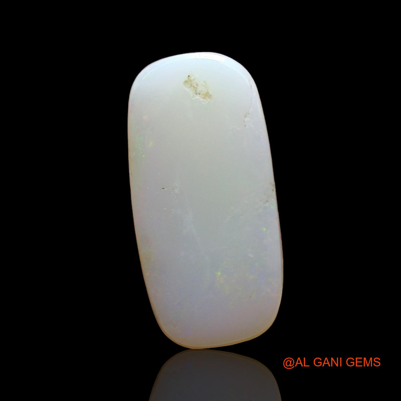 3.00 Cts Natural Australian Fire Opal Loose Gemstone Oval Cabochon 15x7x4 mm AD-867