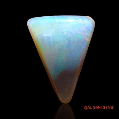 4.00 Cts Unheated Australian Fire Opal Loose Gemstone Trillion Cabochon Natural 12x9x6 mm AD-868