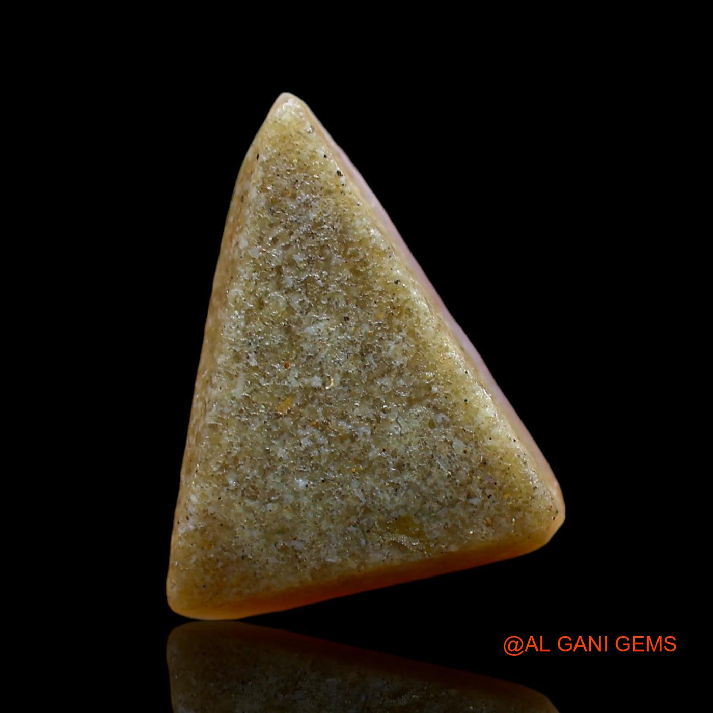 4.00 Cts Unheated Australian Fire Opal Loose Gemstone Trillion Cabochon Natural 12x9x6 mm AD-868