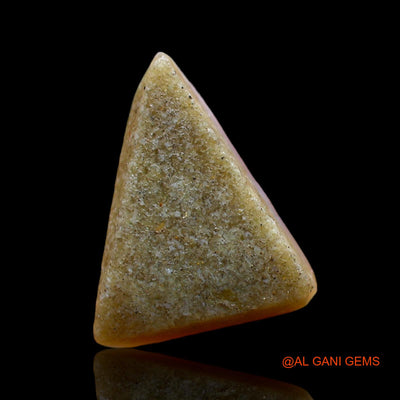 4.00 Cts Unheated Australian Fire Opal Loose Gemstone Trillion Cabochon Natural 12x9x6 mm AD-868