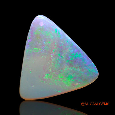 1.60 Cts Natural Australian Fire Opal Loose Gemstone Trillion Cabochon 12x11x1 mm AD-869