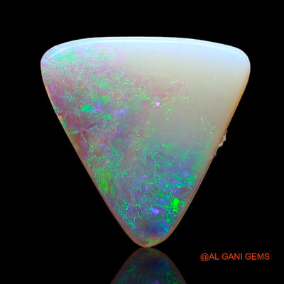 1.60 Cts Natural Australian Fire Opal Loose Gemstone Trillion Cabochon 12x11x1 mm AD-869