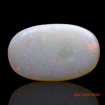 Natural Untreated Fire Opal Loose Gemstone Oval Cabochon From Australia 2.00 Cts 15x9x3 mm AD-86