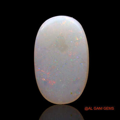 Natural Untreated Fire Opal Loose Gemstone Oval Cabochon From Australia 2.00 Cts 15x9x3 mm AD-86