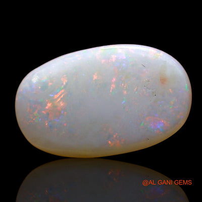 Natural Untreated Fire Opal Loose Gemstone Oval Cabochon From Australia 2.00 Cts 15x9x3 mm AD-86