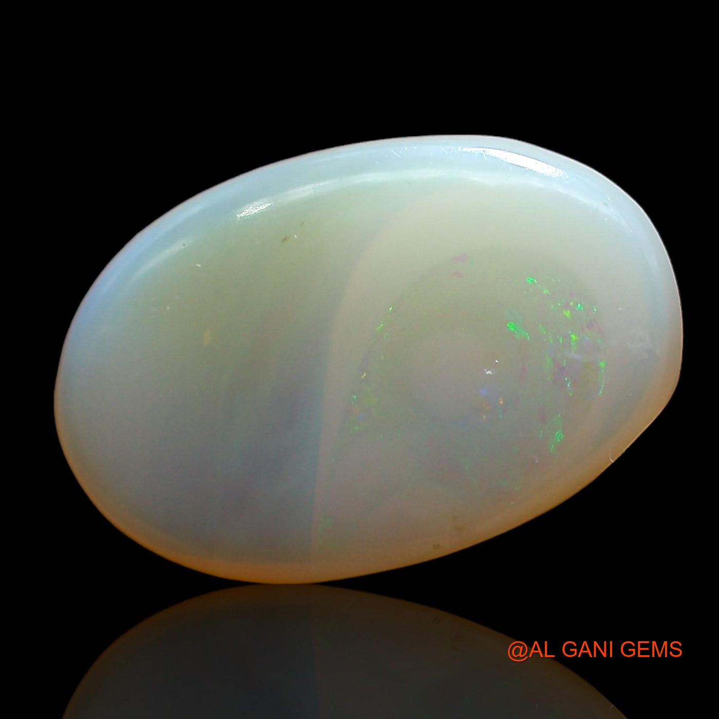 4.00 Cts Natural Australian Fire Opal Loose Gemstone Oval Cabochon 15x10x4 mm AD-873