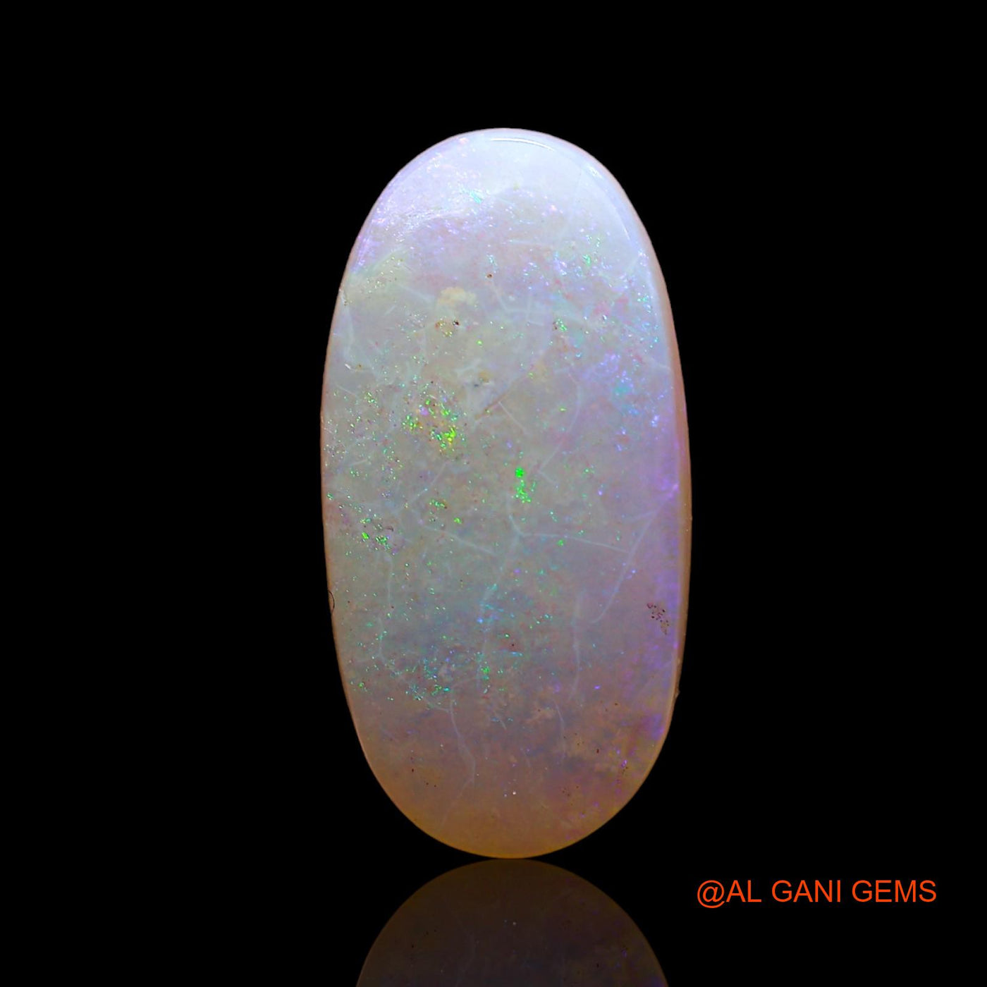 3.00 Cts Natural Australian Fire Opal Oval Cabochon Loose Gemstone For Jewelry 16x9x3 mm AD-874