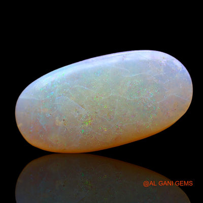 3.00 Cts Natural Australian Fire Opal Oval Cabochon Loose Gemstone For Jewelry 16x9x3 mm AD-874