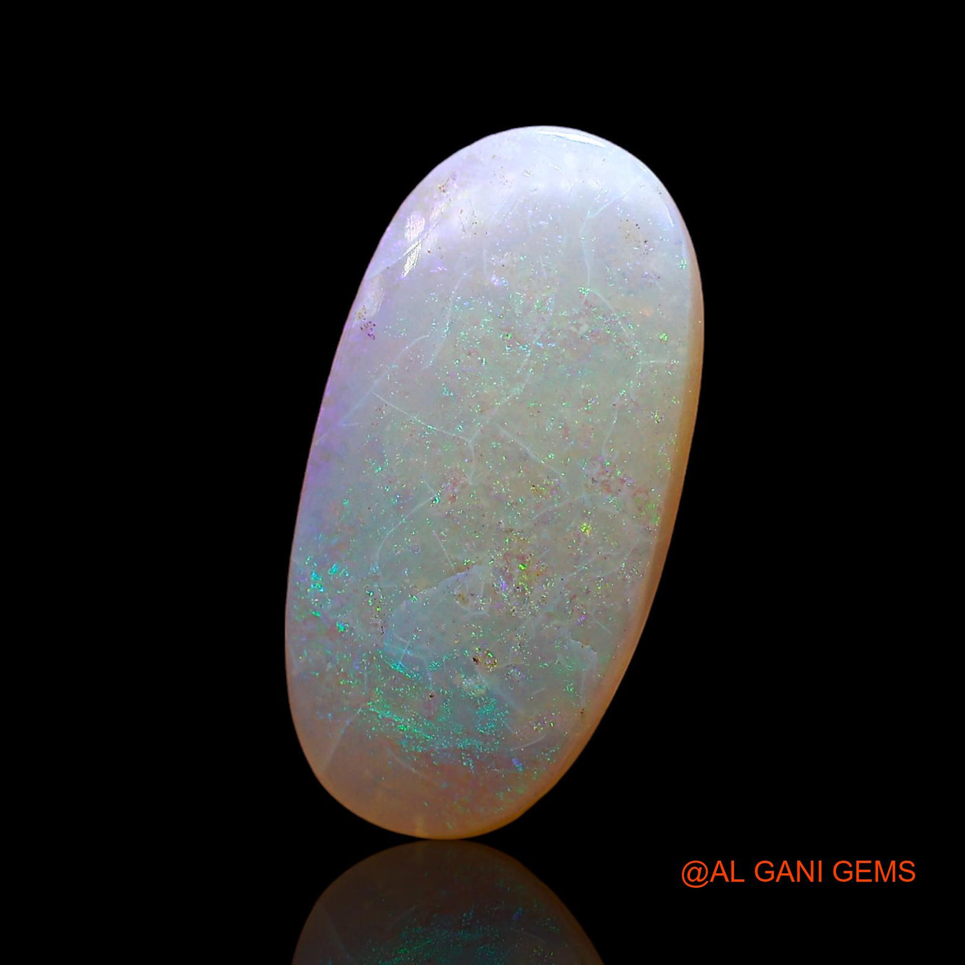 3.00 Cts Natural Australian Fire Opal Oval Cabochon Loose Gemstone For Jewelry 16x9x3 mm AD-874