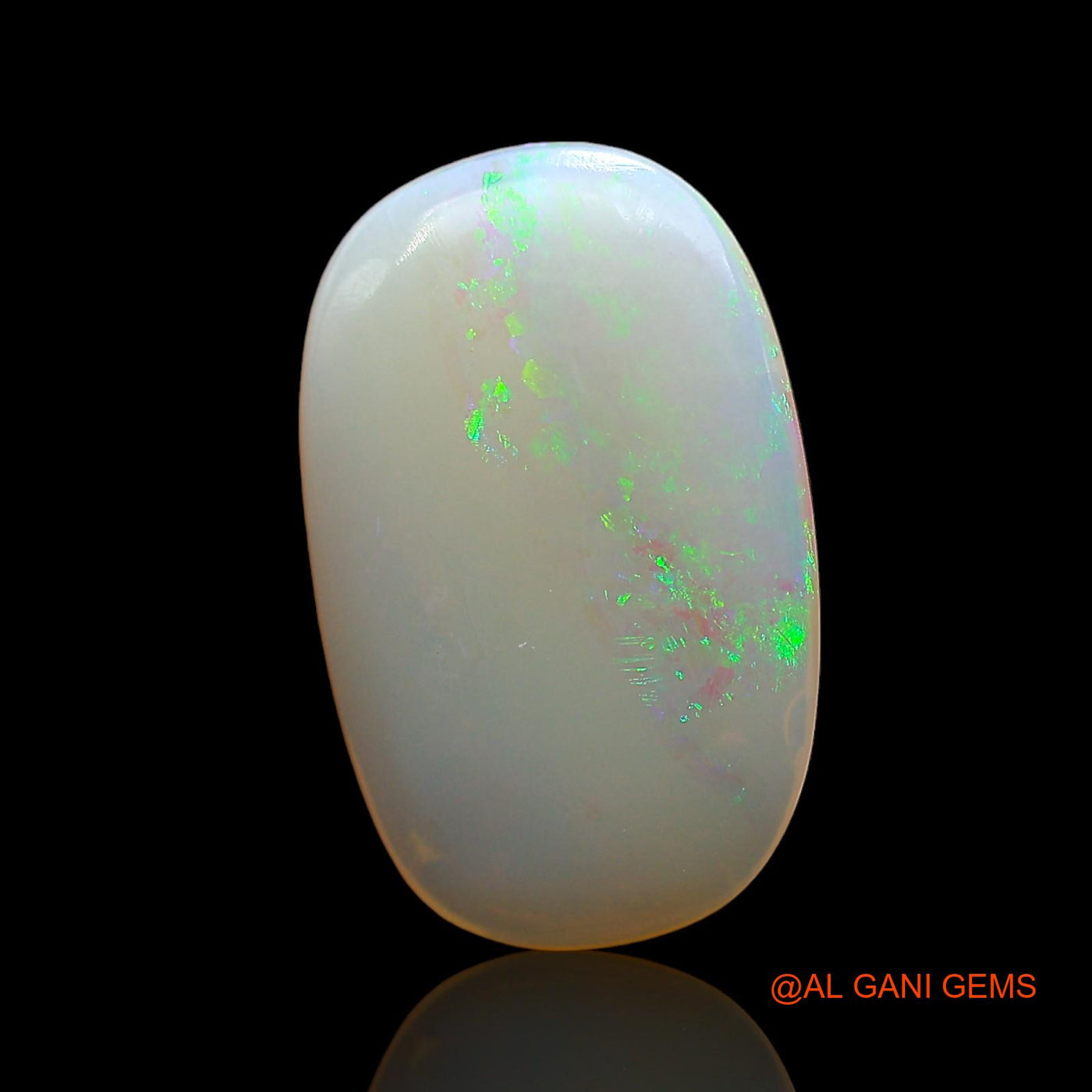 2.00 Cts Unheated Australian Fire Opal Loose Gemstone Oval Cabochon Natural 15x9x2 mm AD-875