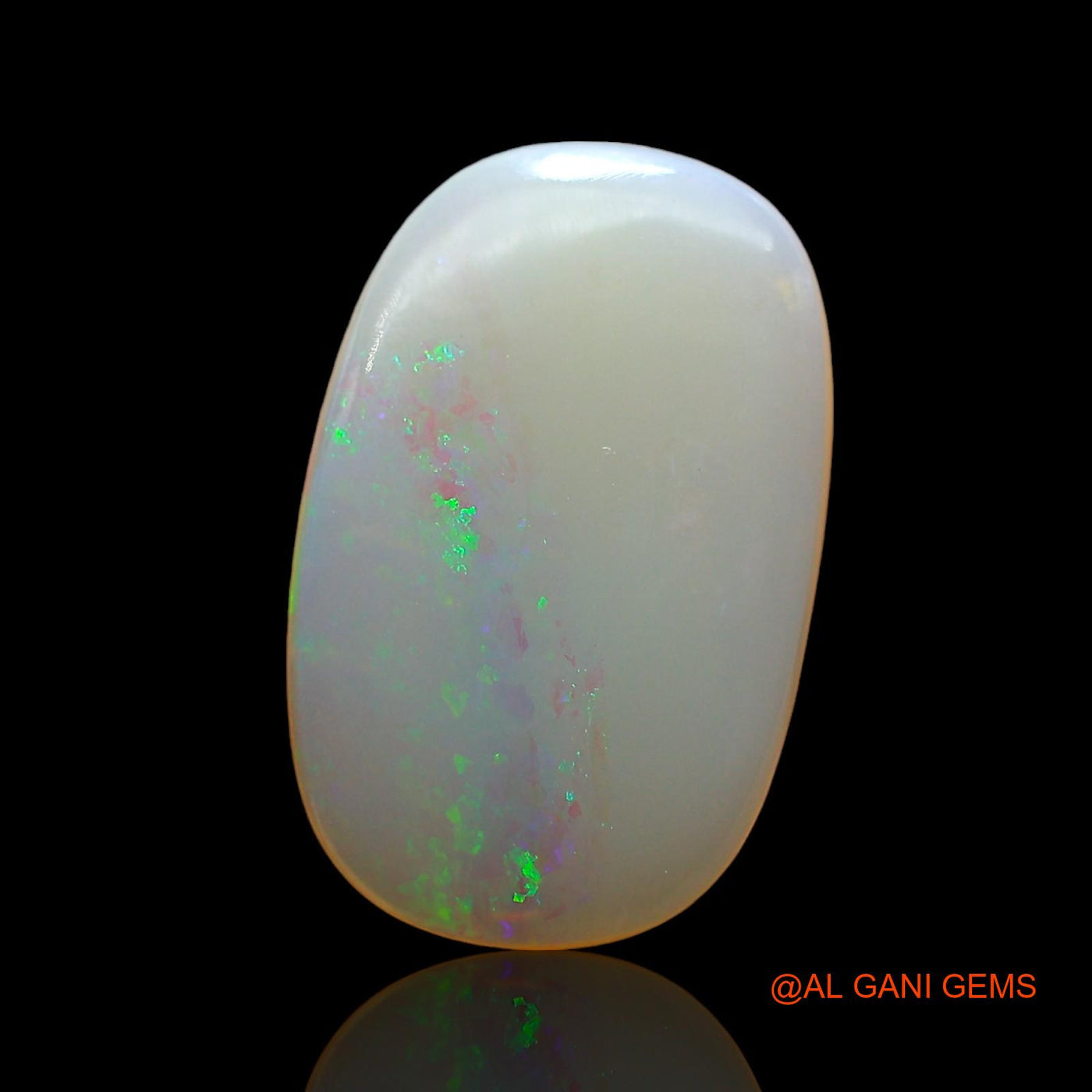 2.00 Cts Unheated Australian Fire Opal Loose Gemstone Oval Cabochon Natural 15x9x2 mm AD-875