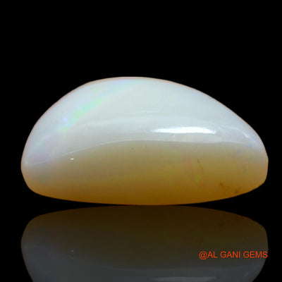 Natural Untreated Fire Opal Loose Gemstone Trillion Cabochon From Australia 4.00 Cts 13x10x5 mm AD-877