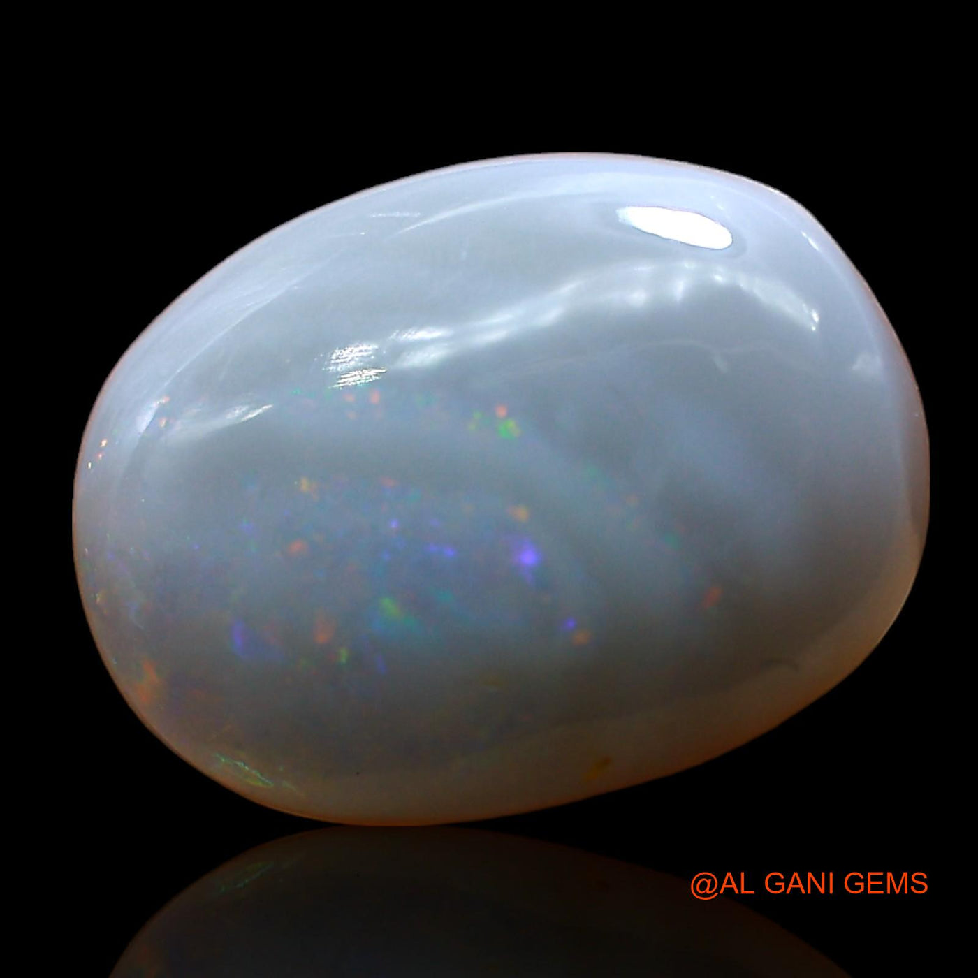 4.00 Cts Natural Australian Fire Opal Loose Gemstone Oval Cabochon 13x10x4 mm AD-878