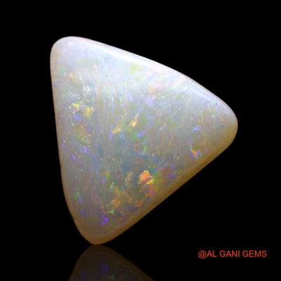 2.00 Cts Natural Australian Fire Opal Loose Gemstone Trillion Cabochon 11x11x3 mm AD-87