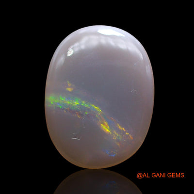 3.00 Cts Natural Australian Fire Opal Loose Gemstone Oval Cabochon 14x10x3 mm AD-880