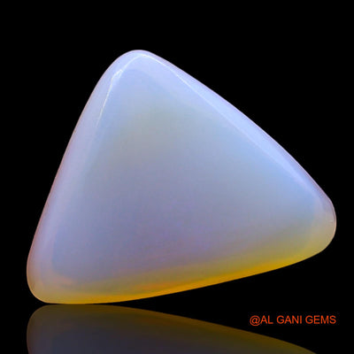4.00 Cts Natural Australian Fire Opal Trillion Cabochon Loose Gemstone For Jewelry 12x11x4 mm AD-882