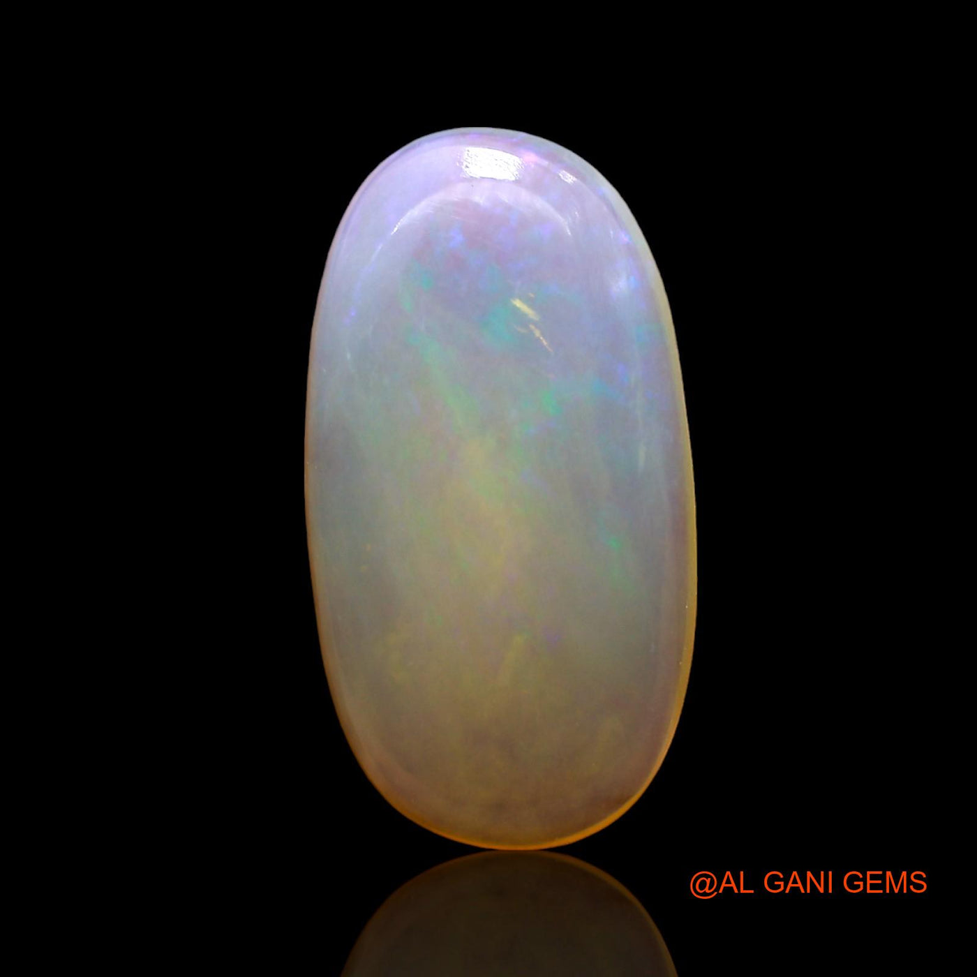 3.00 Cts Natural Australian Fire Opal Loose Gemstone Oval Cabochon 16x8x3 mm AD-885