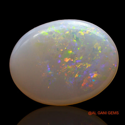 Natural Untreated Fire Opal Loose Gemstone Oval Cabochon From Australia 2.00 Cts 14x10x2 mm AD-886