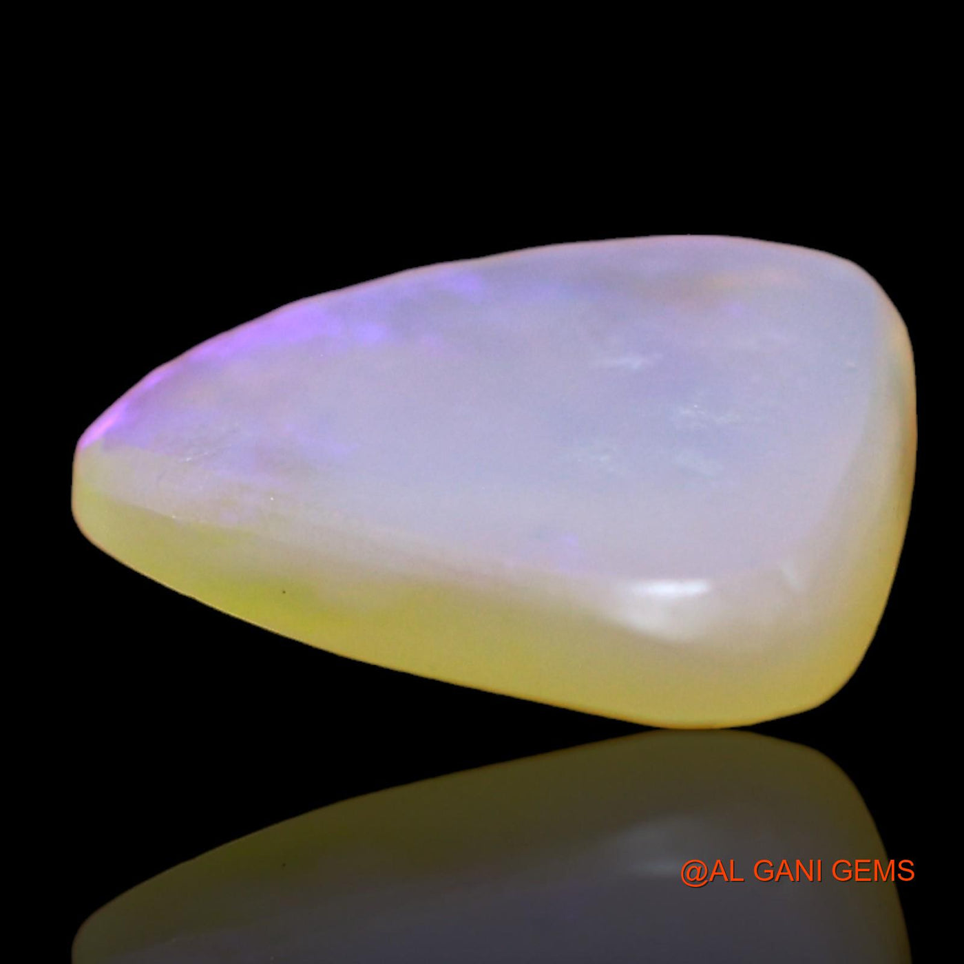 2.00 Cts Unheated Australian Fire Opal Loose Gemstone Trillion Cabochon Natural 12x12x2 mm AD-887