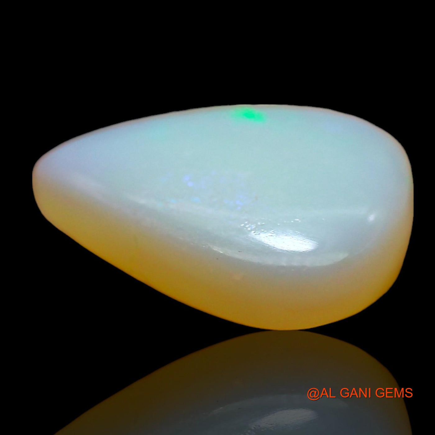 4.00 Cts Natural Australian Fire Opal Loose Gemstone Trillion Cabochon 13x11x4 mm AD-888