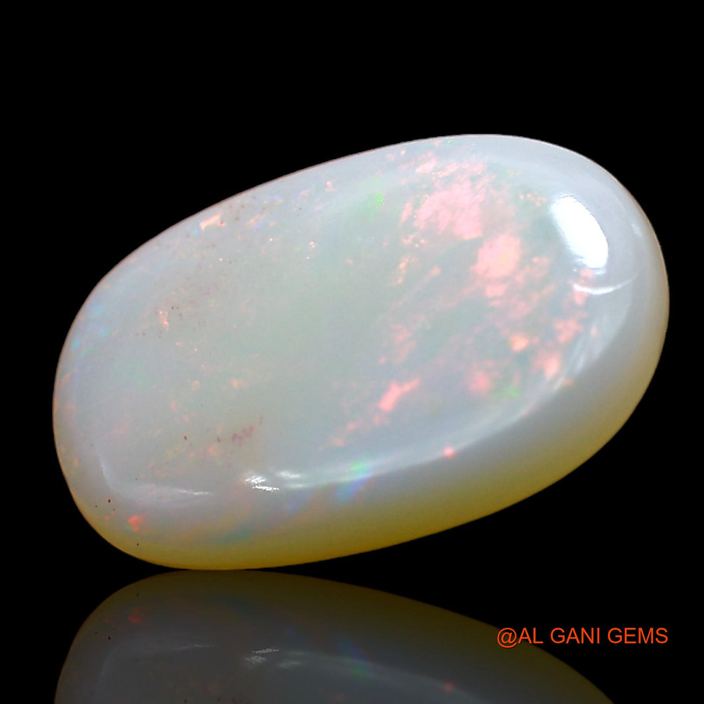 Natural Untreated Fire Opal Loose Gemstone Oval Cabochon From Australia 3.00 Cts 14x9x3 mm AD-889