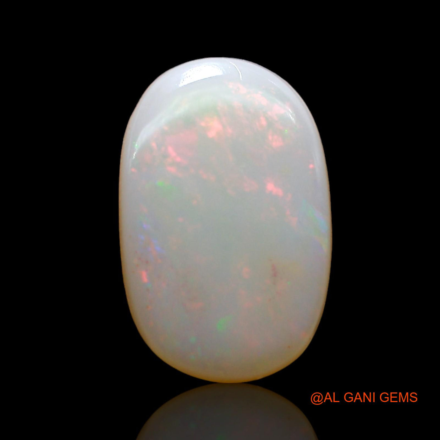 Natural Untreated Fire Opal Loose Gemstone Oval Cabochon From Australia 3.00 Cts 14x9x3 mm AD-889