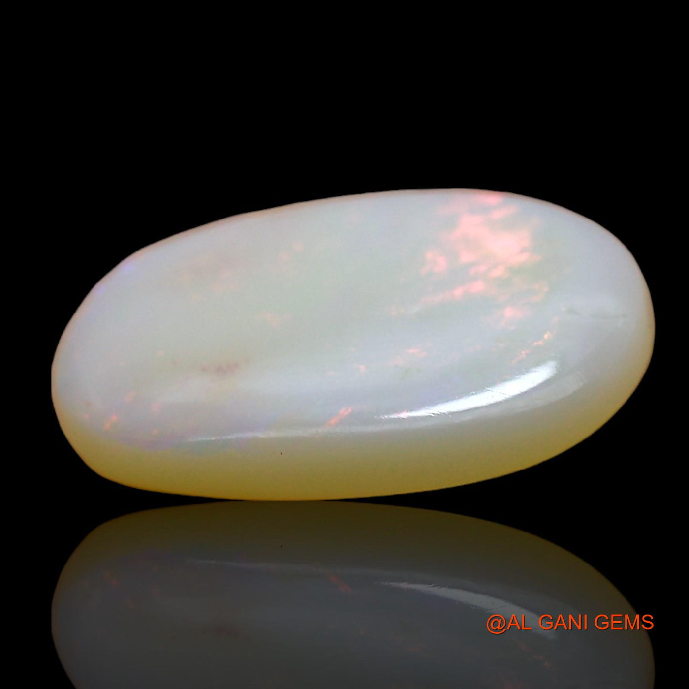 Natural Untreated Fire Opal Loose Gemstone Oval Cabochon From Australia 3.00 Cts 14x9x3 mm AD-889