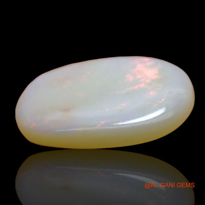 Natural Untreated Fire Opal Loose Gemstone Oval Cabochon From Australia 3.00 Cts 14x9x3 mm AD-889