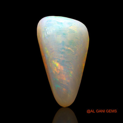 Natural Untreated Fire Opal Loose Gemstone Fancy Cabochon From Australia 3.00 Cts 14x8x5 mm AD-88