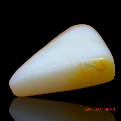 Natural Fire Opal Gemstone 3.00 Cts Loose Trillion Cabochon From Australia 12x10x3 mm AD-890