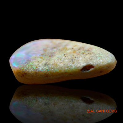 Natural Untreated Fire Opal Loose Gemstone Pear Cabochon From Australia 3.00 Cts 16x9x4 mm AD-891