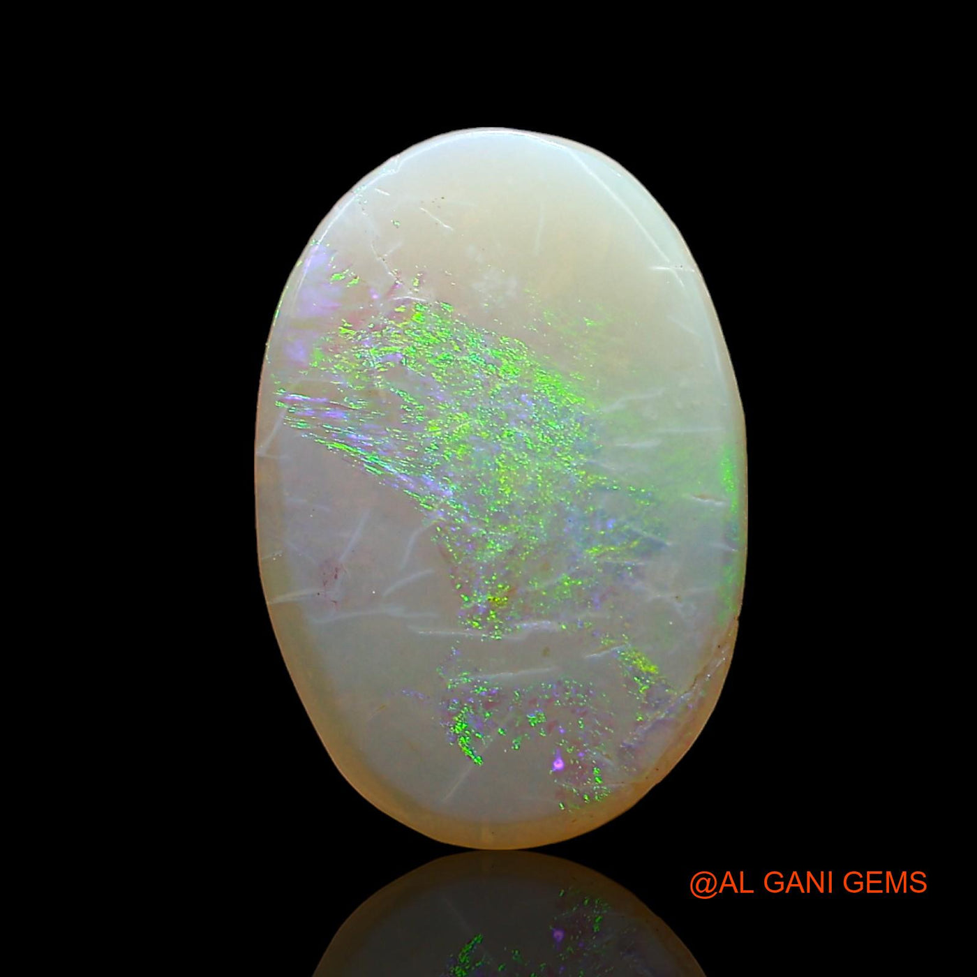 2.00 Cts Natural Australian Fire Opal Loose Gemstone Oval Cabochon 14x10x2 mm AD-892