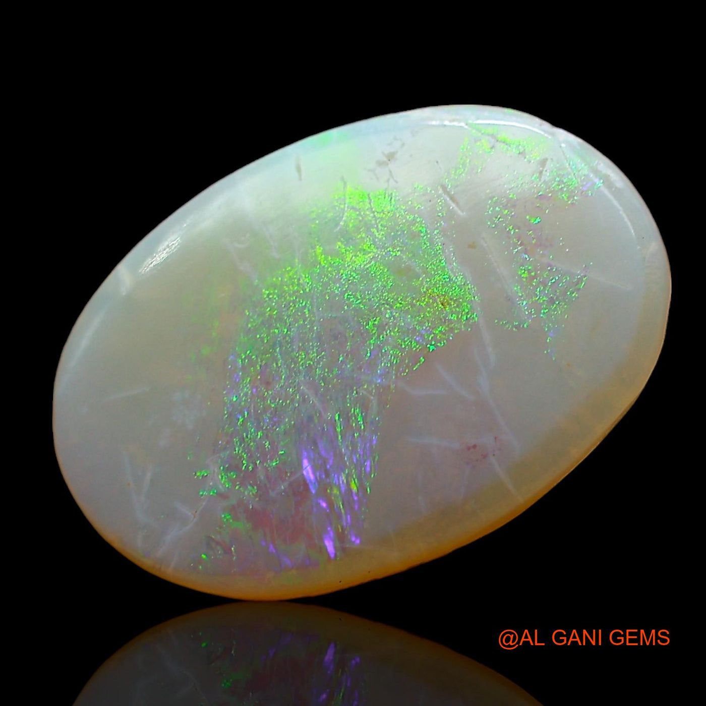 2.00 Cts Natural Australian Fire Opal Loose Gemstone Oval Cabochon 14x10x2 mm AD-892