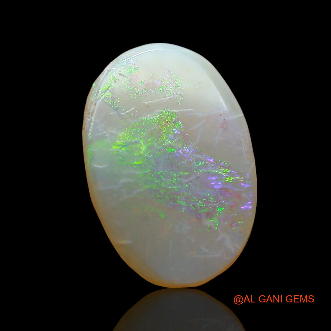 2.00 Cts Natural Australian Fire Opal Loose Gemstone Oval Cabochon 14x10x2 mm AD-892