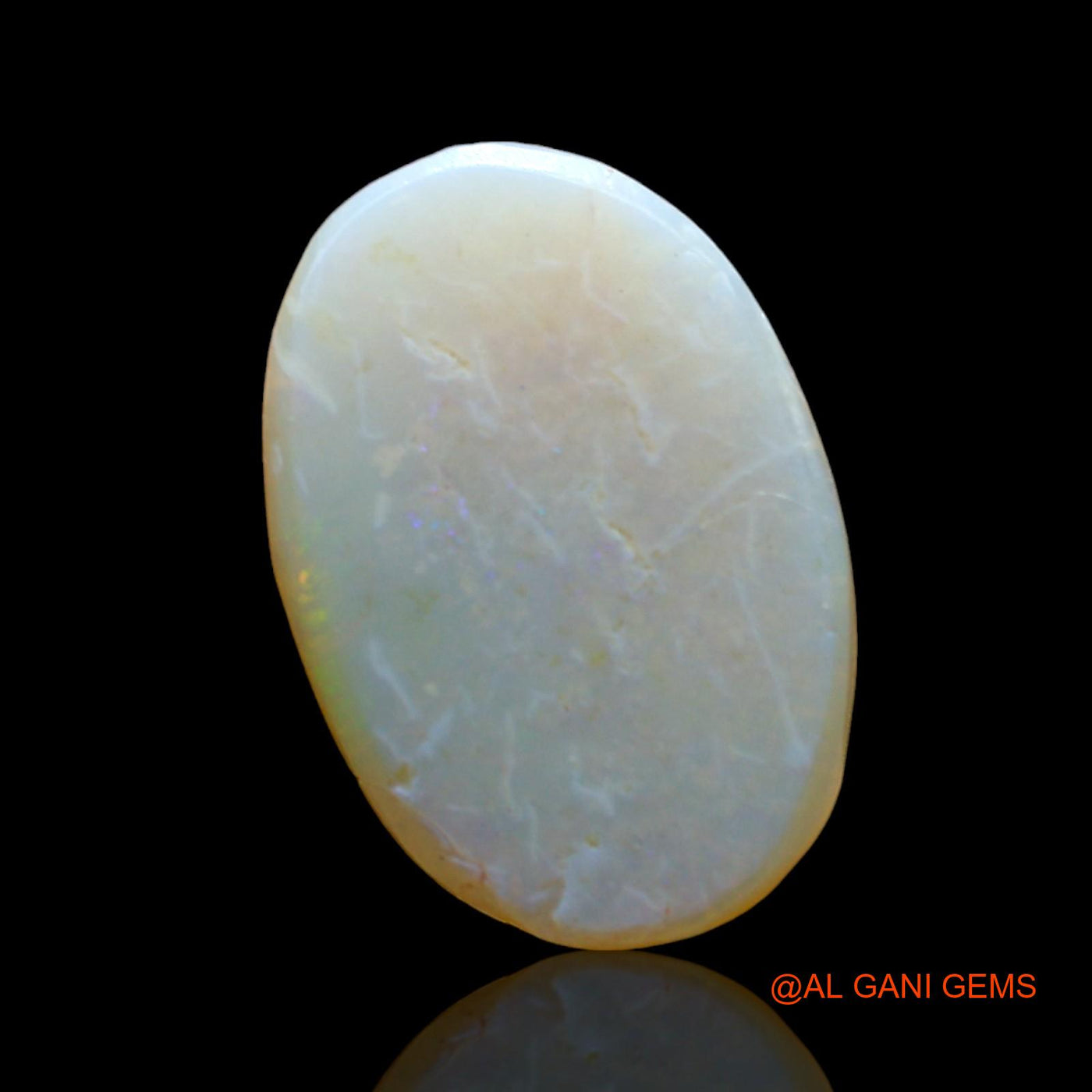2.00 Cts Natural Australian Fire Opal Loose Gemstone Oval Cabochon 14x10x2 mm AD-892