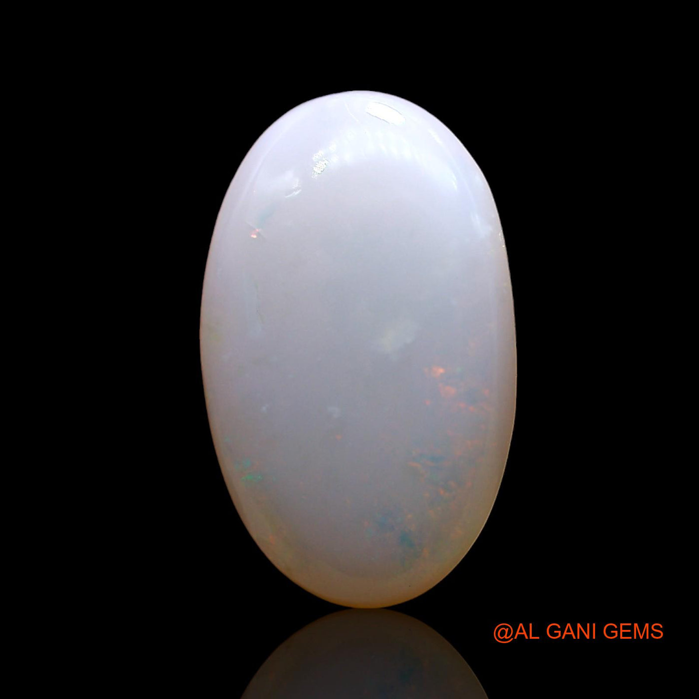 Natural Untreated Fire Opal Loose Gemstone Oval Cabochon From Australia 3.00 Cts 15x9x3 mm AD-894