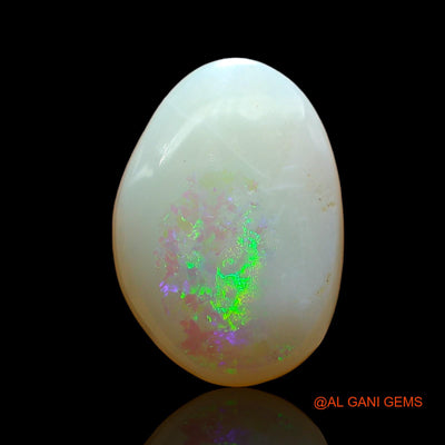 Natural Fire Opal Gemstone 3.00 Cts Loose Fancy Cabochon From Australia 14x9x3 mm AD-895