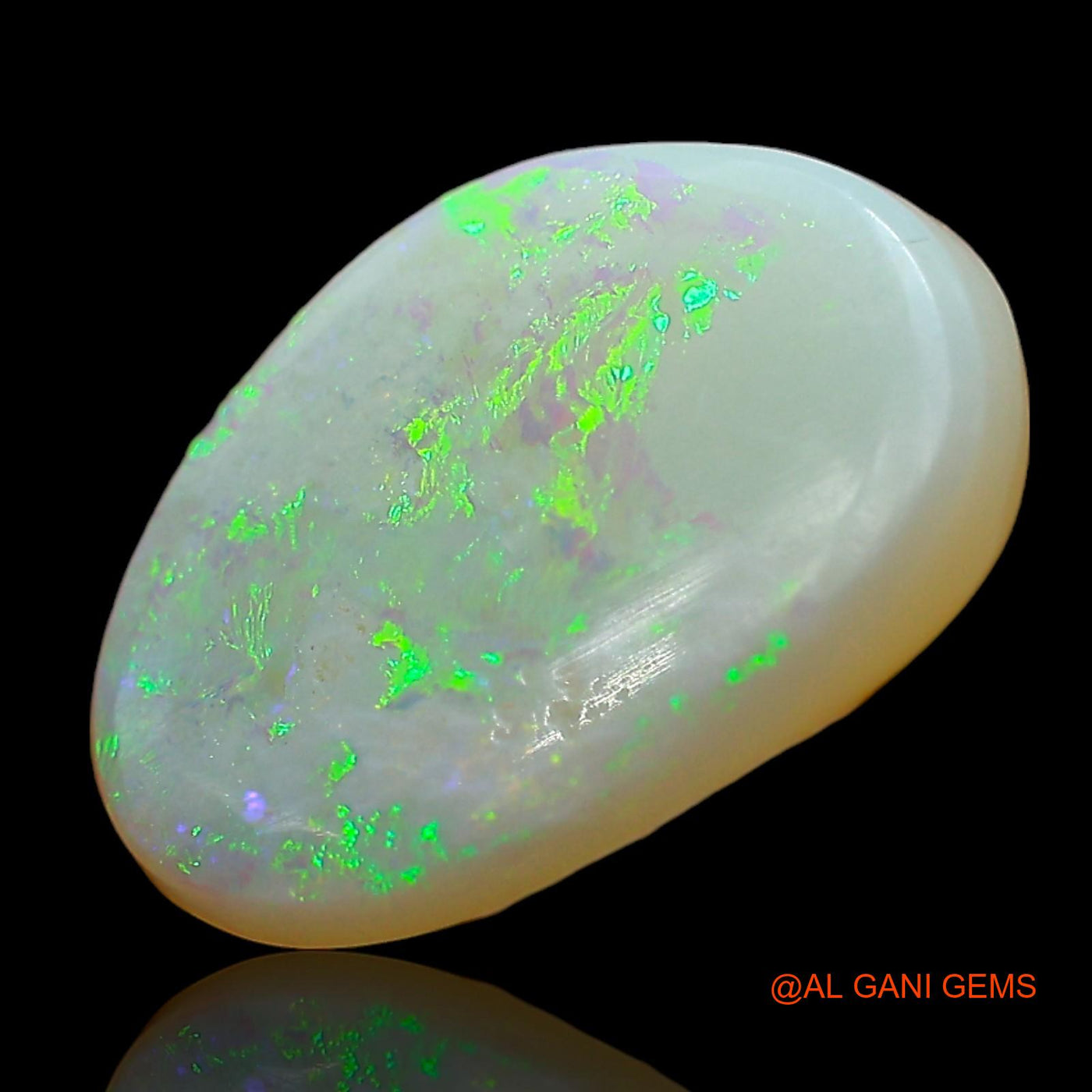 Natural Fire Opal Gemstone 3.00 Cts Loose Fancy Cabochon From Australia 14x9x3 mm AD-895