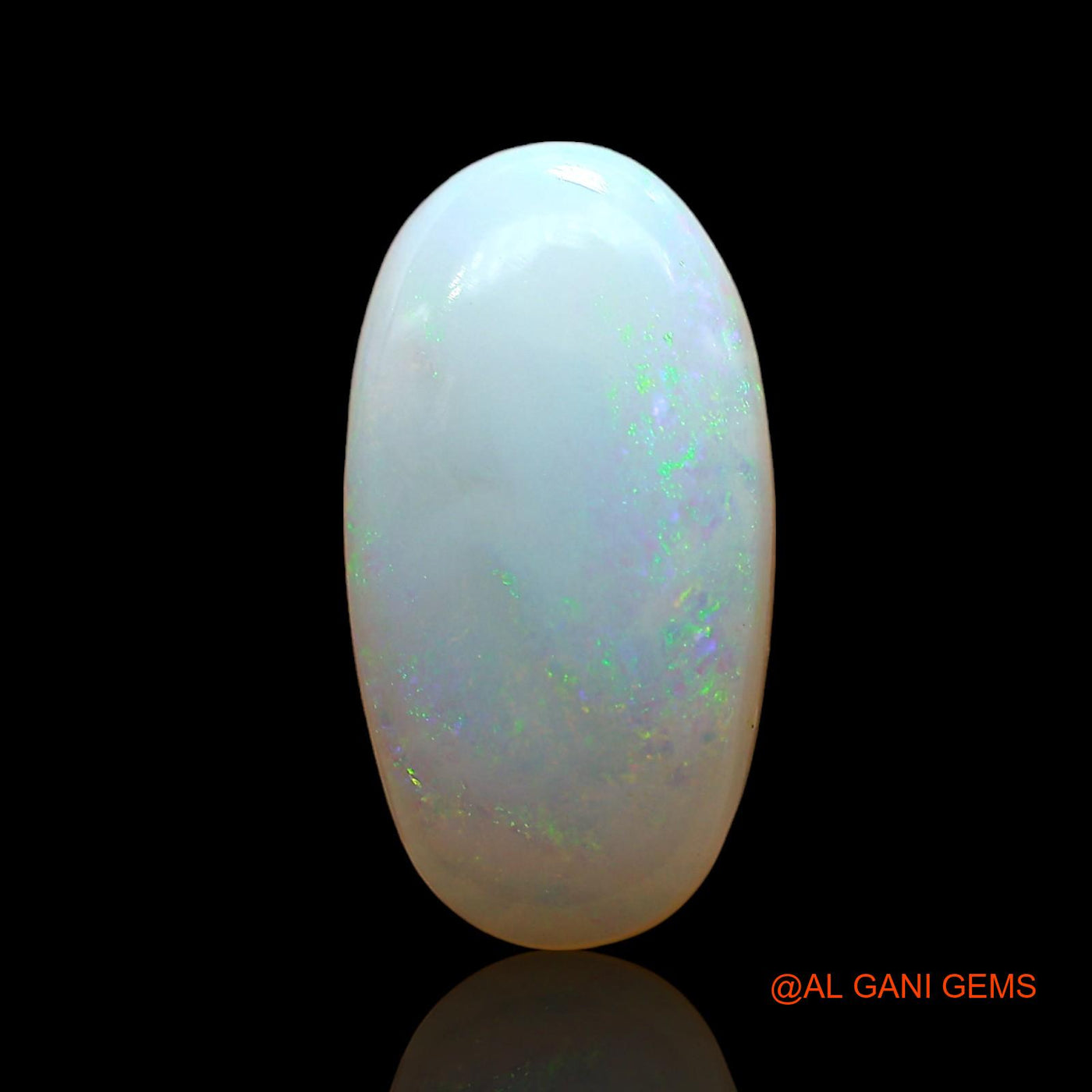 Natural Fire Opal Gemstone 3.00 Cts Loose Oval Cabochon From Australia 15x8x4 mm AD-896