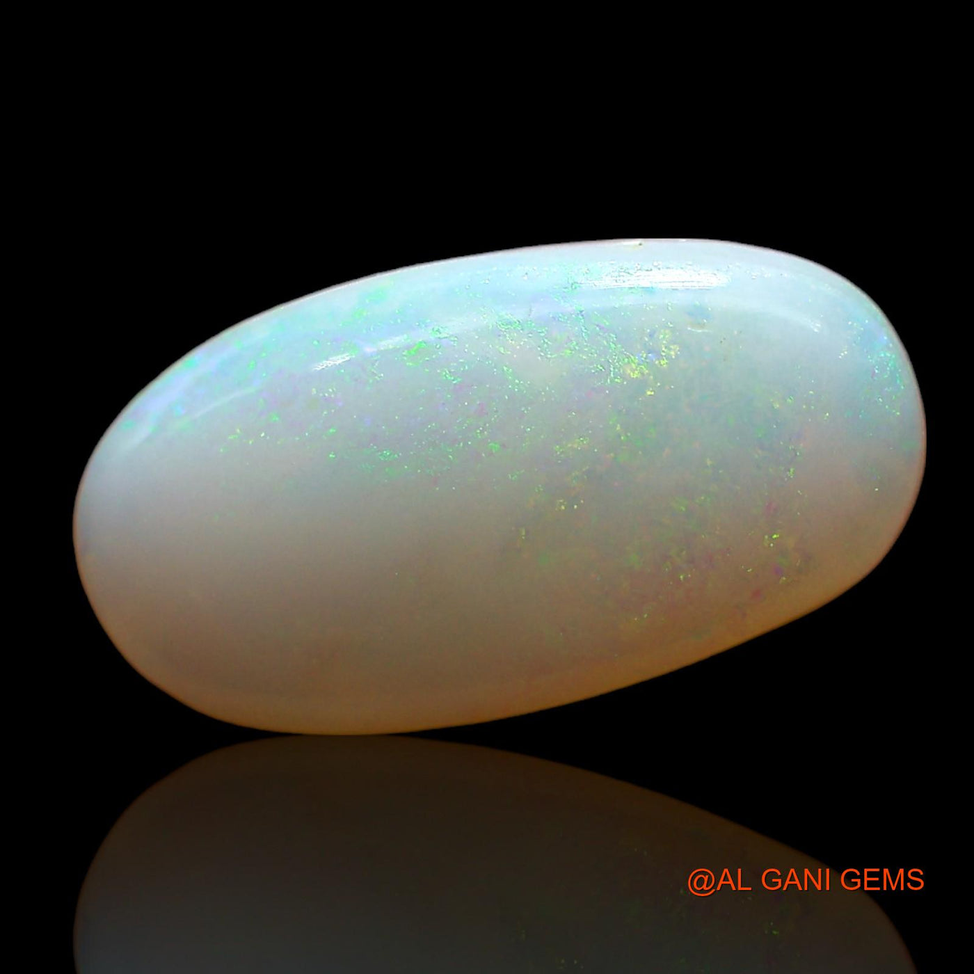 Natural Fire Opal Gemstone 3.00 Cts Loose Oval Cabochon From Australia 15x8x4 mm AD-896