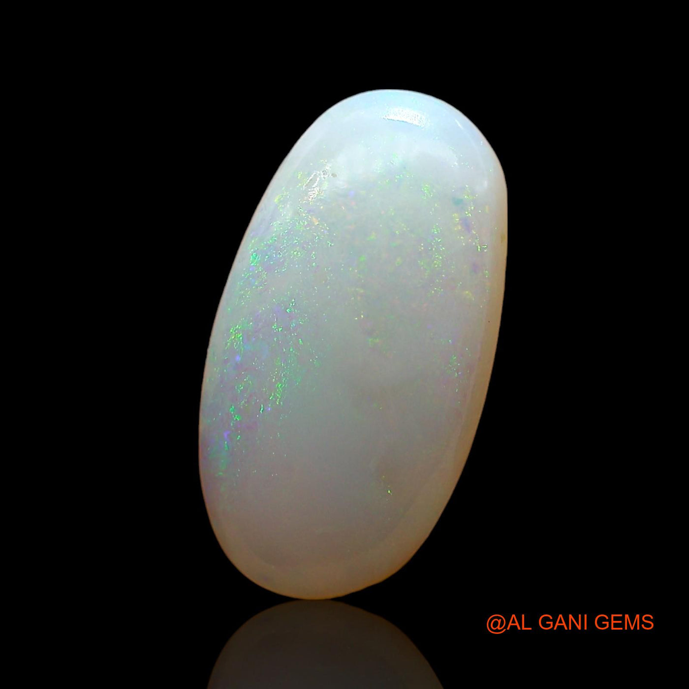 Natural Fire Opal Gemstone 3.00 Cts Loose Oval Cabochon From Australia 15x8x4 mm AD-896